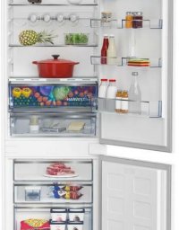 Beko BCNE400E40SN No Frost beépíthető kombinált hűtőszekrény